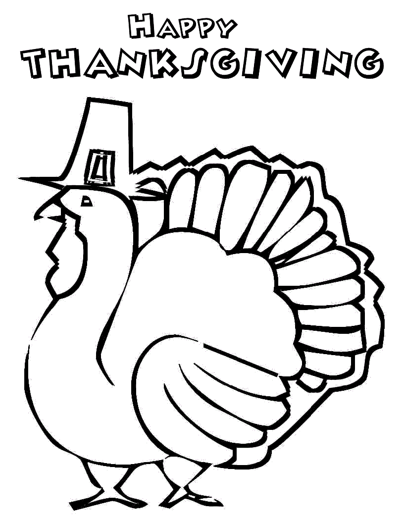 Free printable thanksgiving coloring pages for kids