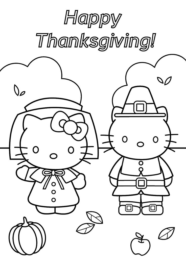 Thanksgiving coloring sheets hello kitty thanksgiving coloring pages free thanksgiving coloring pages hello kitty colouring pages