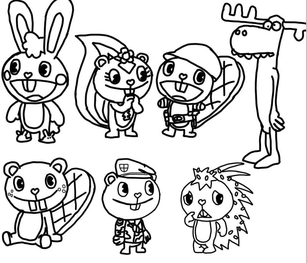 Just something i made rhappytreefriends