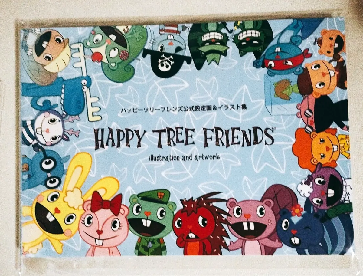 Happy tree friends official setting artworks illustration art book japan jp