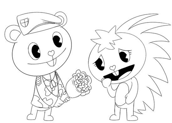 Flippy x flaky ð happy tree friends amino