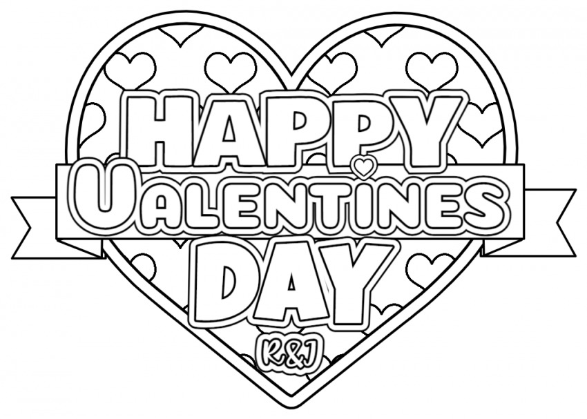 Ð free valentine coloring page ð