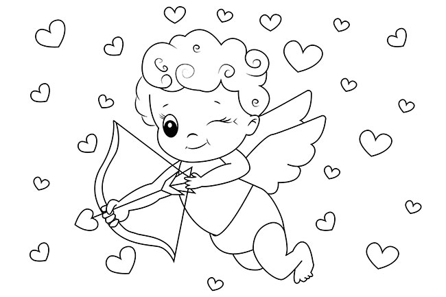 Valentines day coloring pages free printable valentines coloring sheets