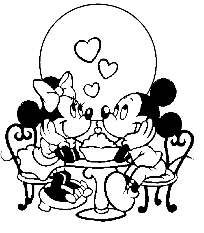 Valentines day coloring pages