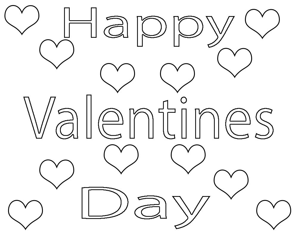 Happy valentines day coloring pages free printable valentines day coloring page happy valentines day valentine coloring pages