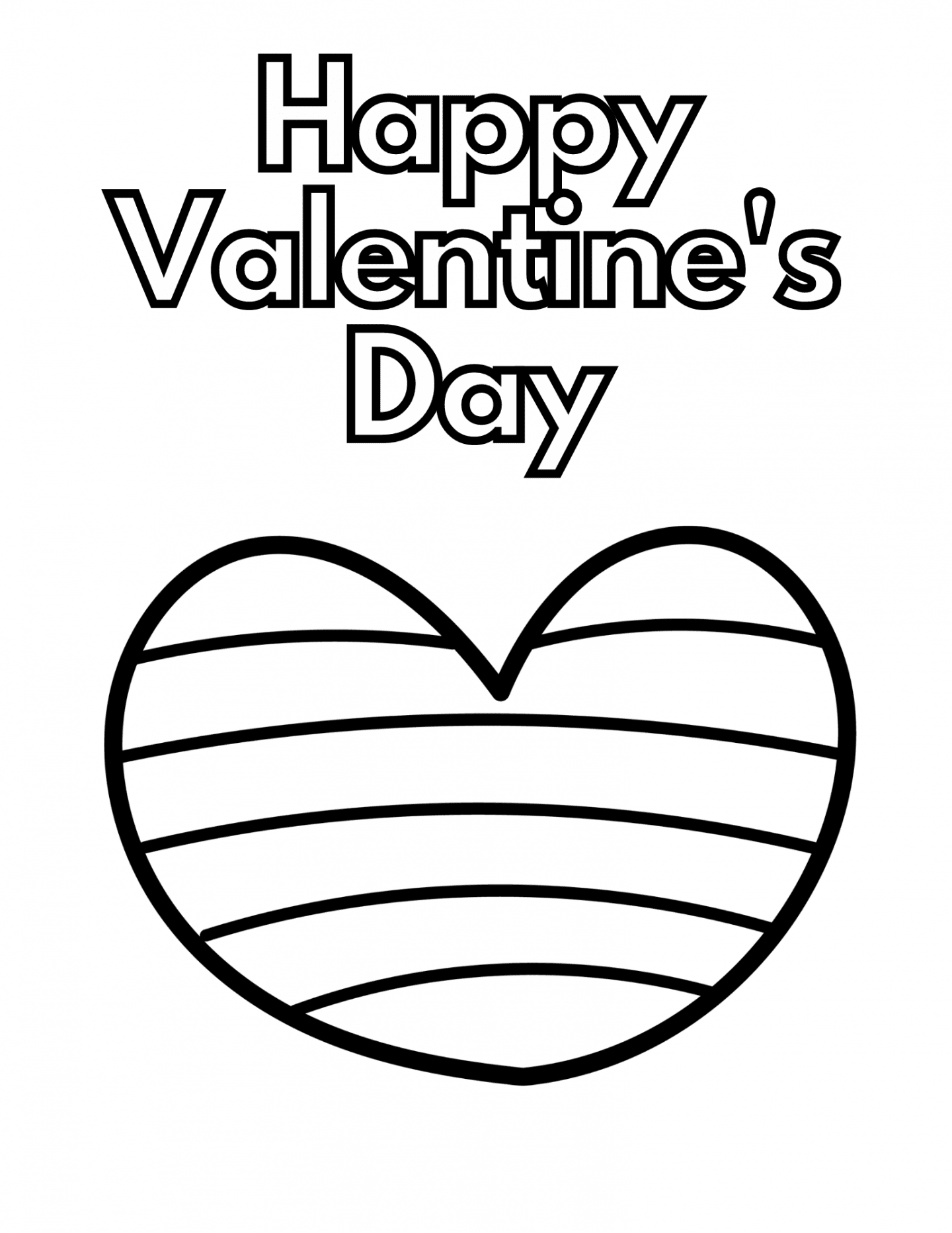 Printable valentines coloring pages