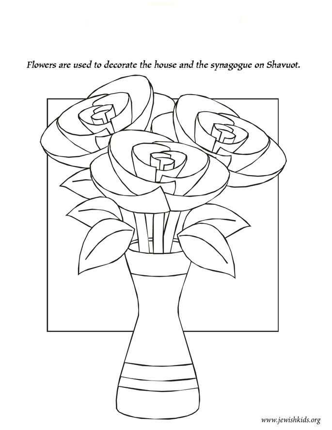Shavuot coloring pages