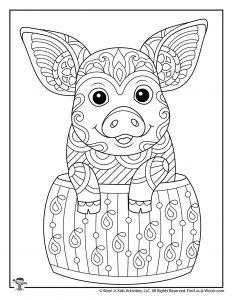Animal coloring pages for adults teens woo jr kids activities childrens publishing