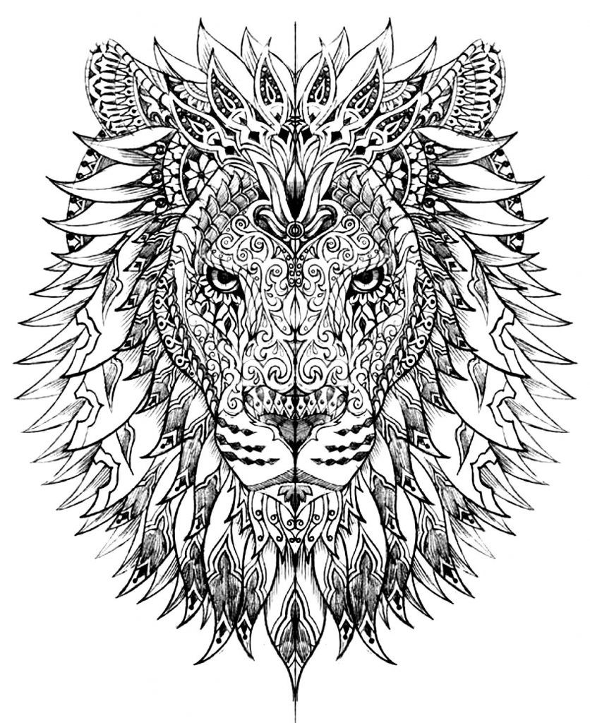 Hard coloring pages for adults
