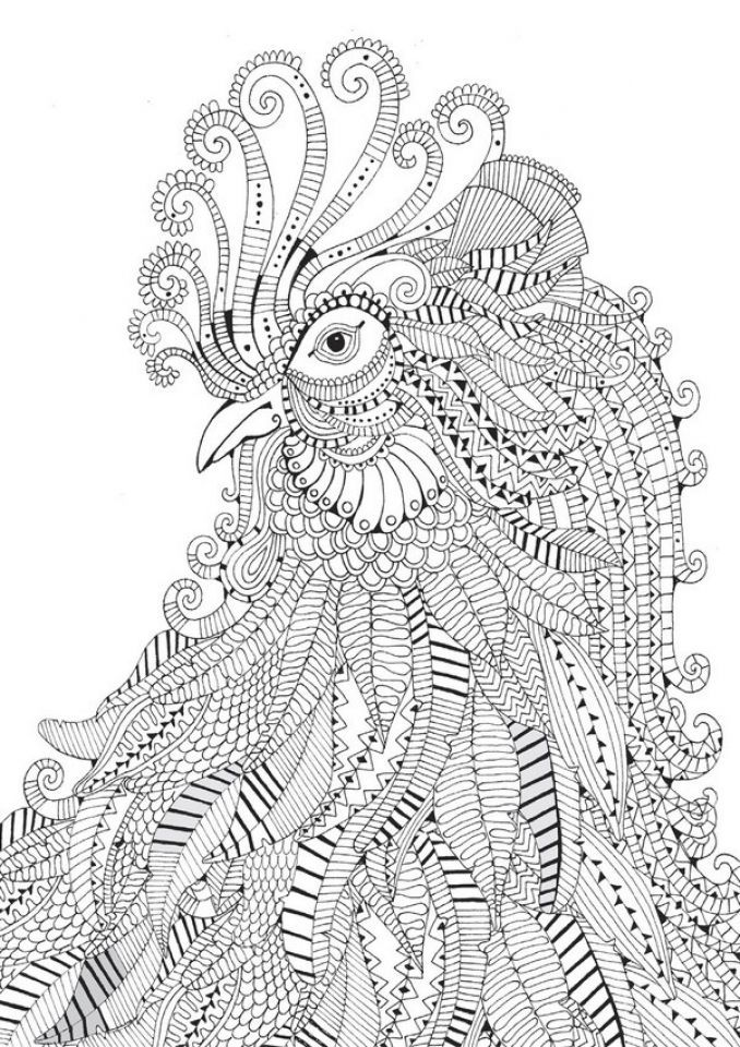 Printable coloring pages of animals hard animal coloring pages adult coloring pages coloring books