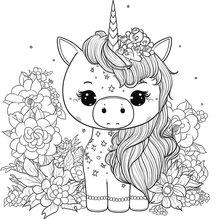 Baby animal coloring pages