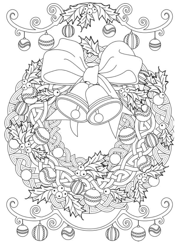 Celtic christmas coloring pages â