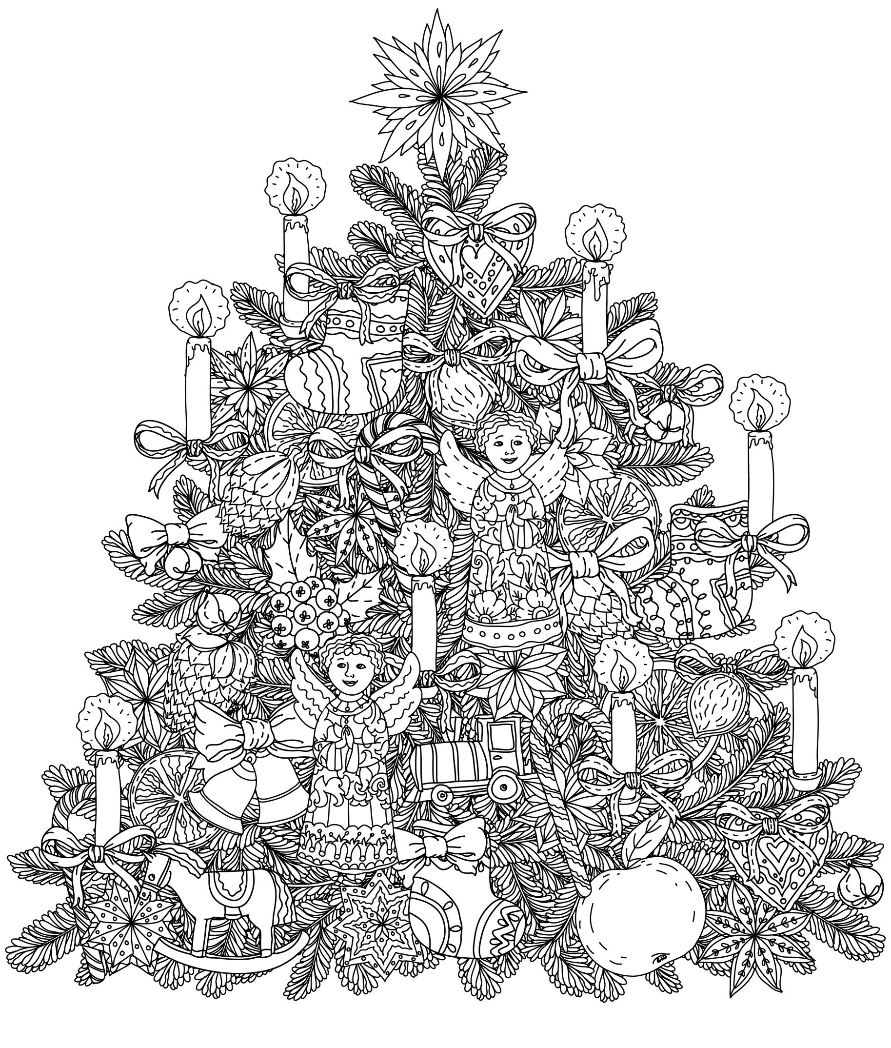 Christmas coloring pages