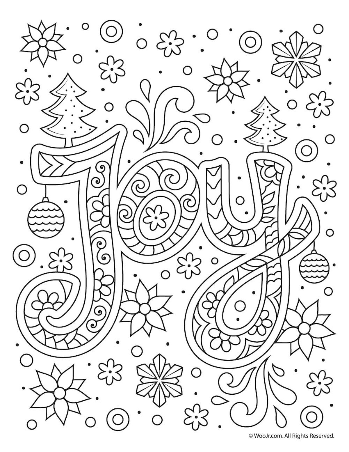 Free christmas coloring pages