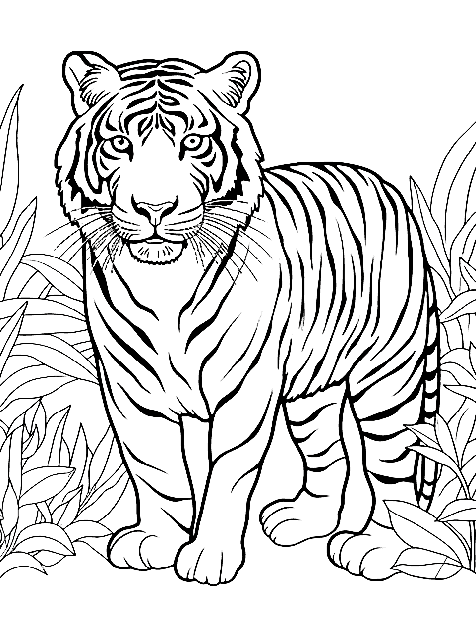 Animal coloring pages free printable sheets