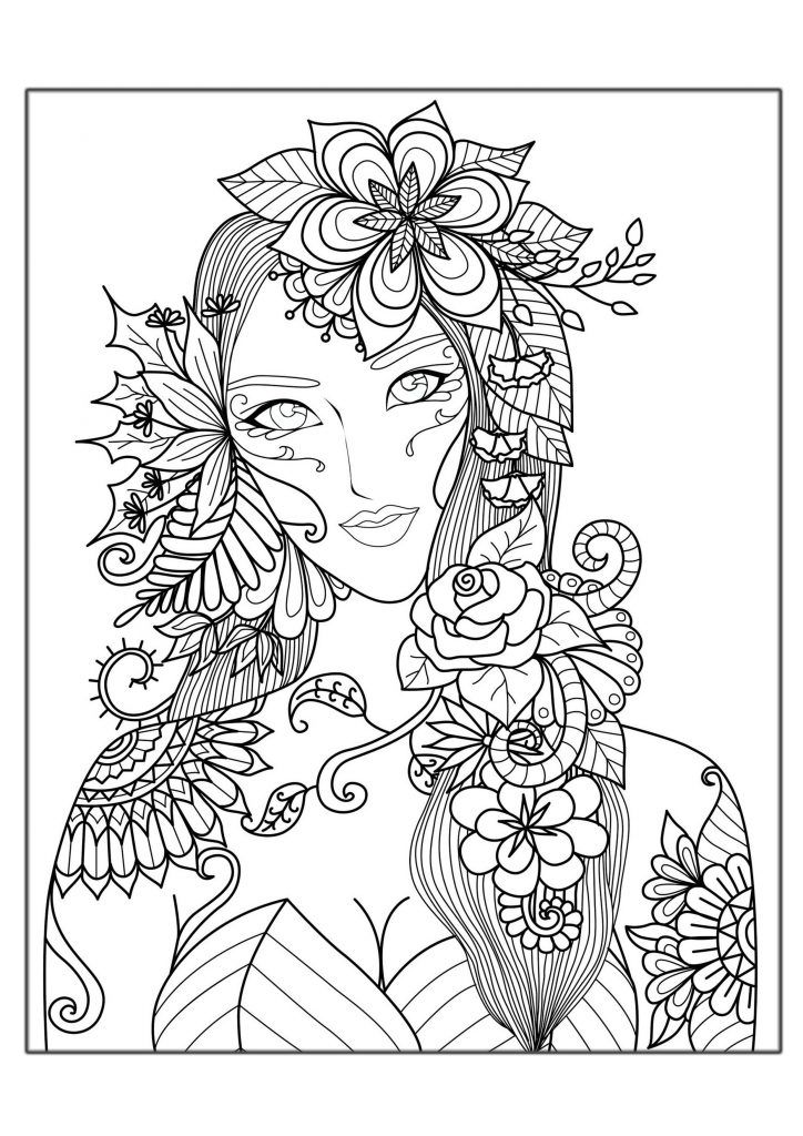 Hard coloring pages for adults