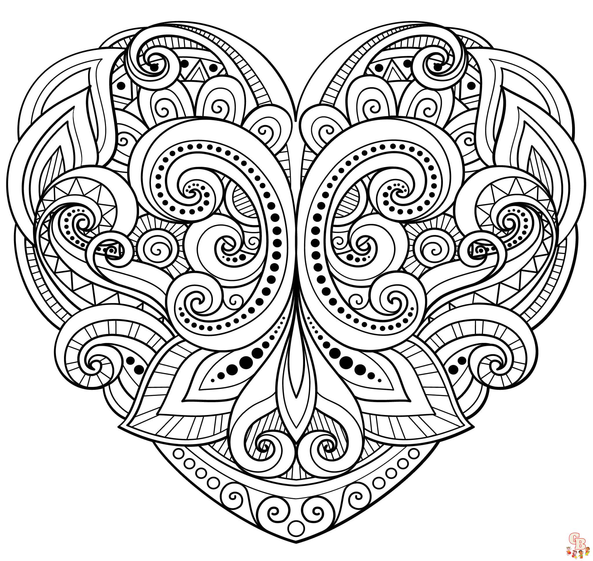 Printable hard coloring pages free for kids and adults