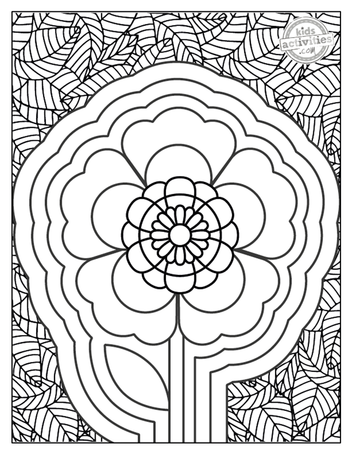 Free printable hard coloring pages kids activities blog