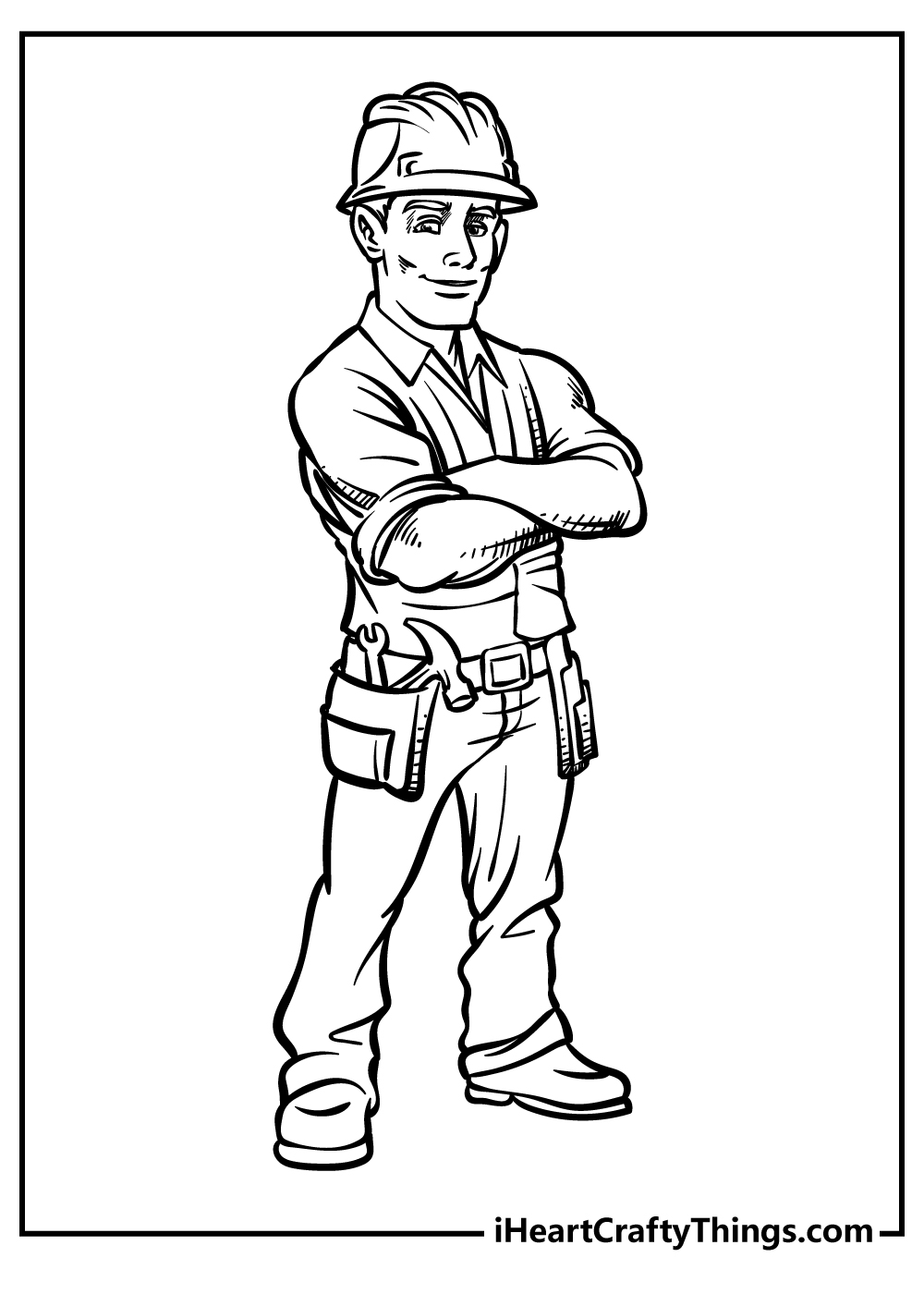 Construction coloring pages free printables