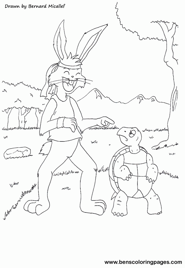 Free tortoise and the hare coloring pages download free tortoise and the hare coloring pages png images free cliparts on clipart library