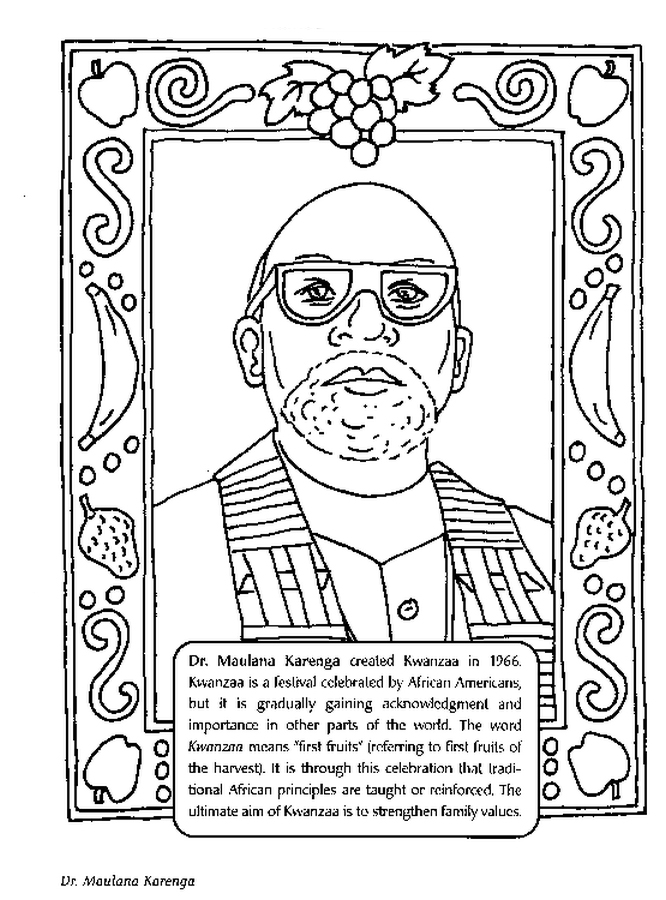 Black history month coloring pages