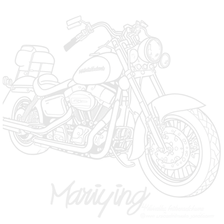 Motorcycle line art coloring page