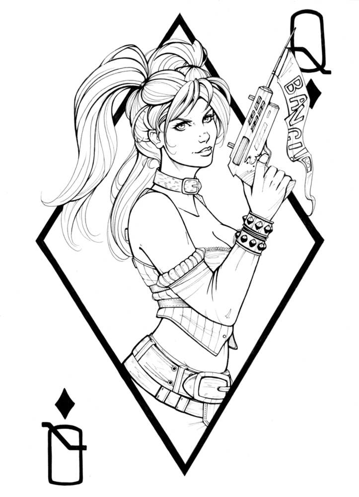 Harley queen of diamonds