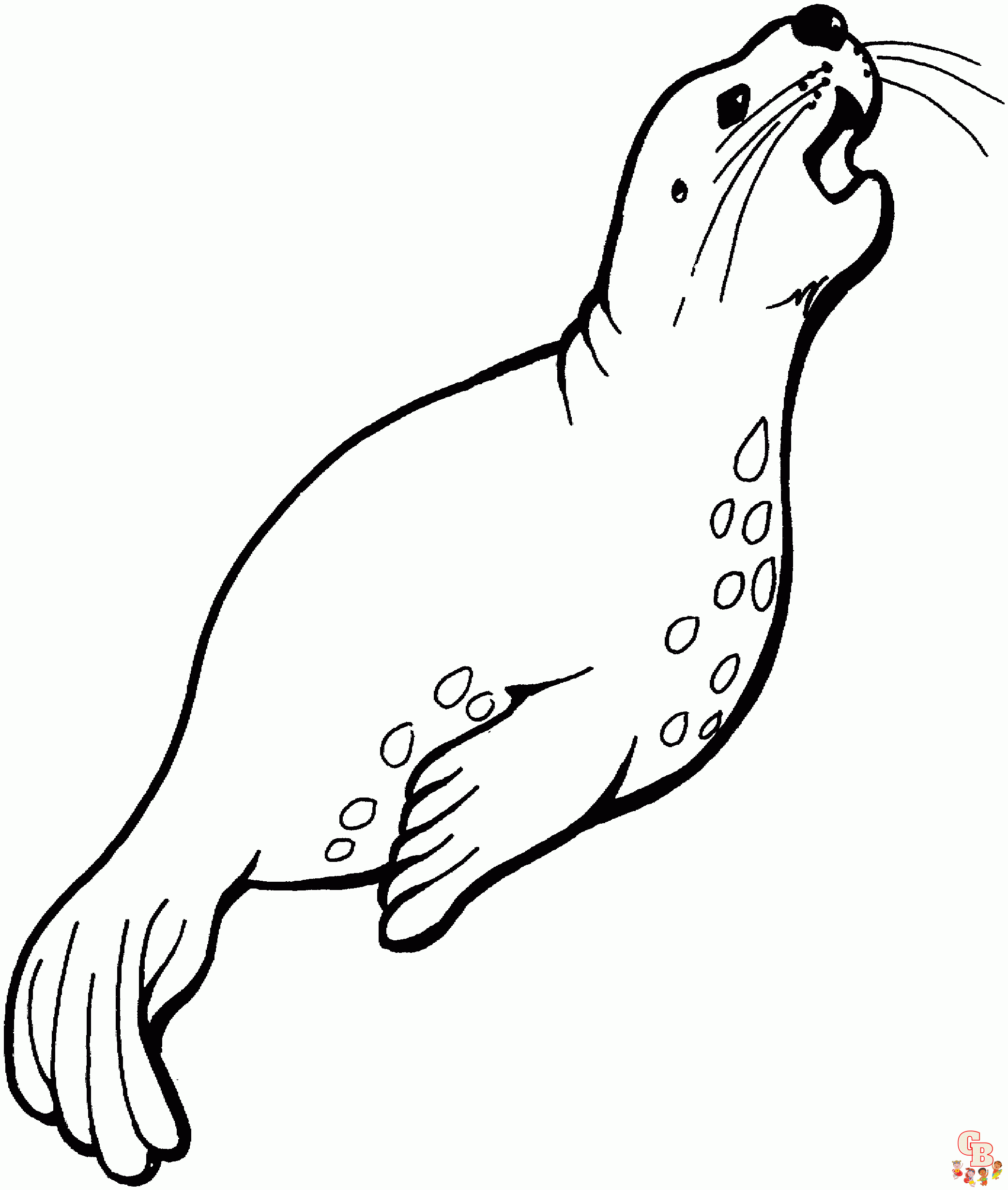 Get creative with seal coloring pages