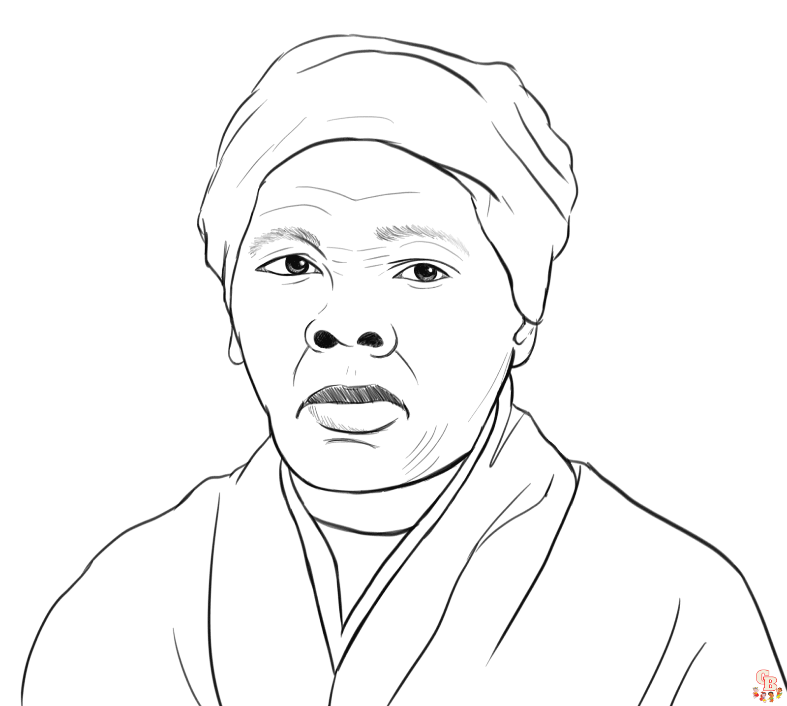 Printable harriet tubman coloring pages free for kids and adults