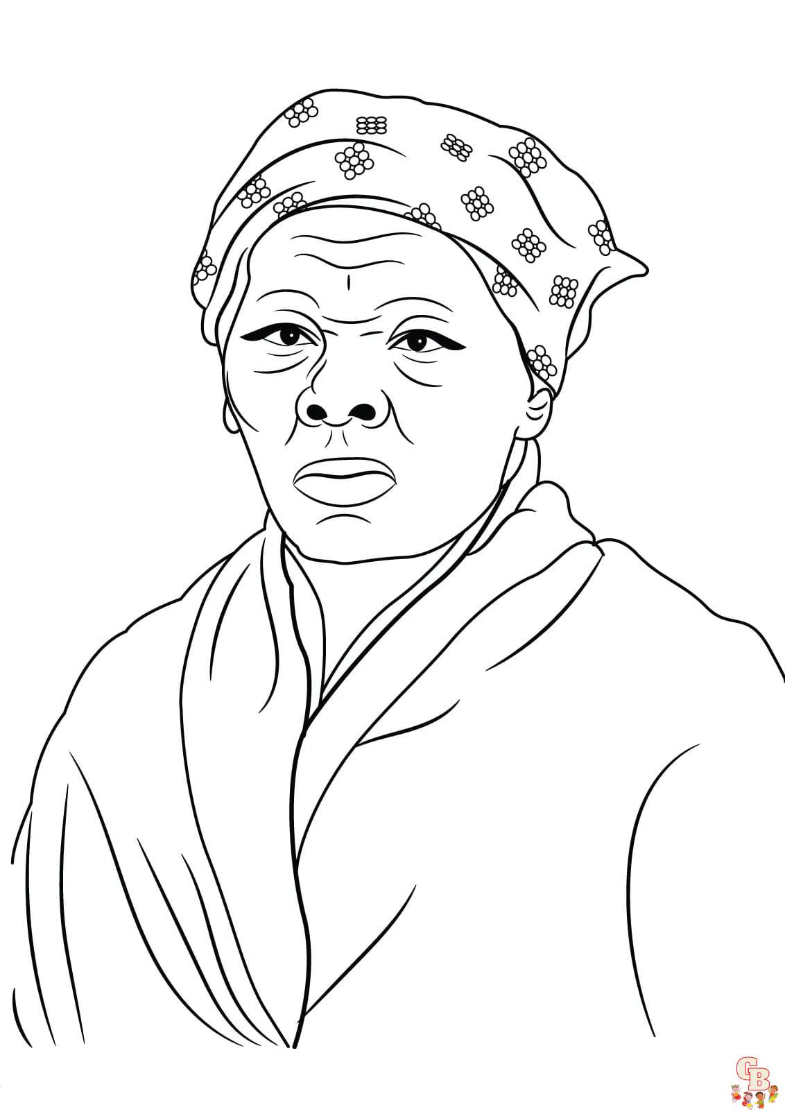 Printable harriet tubman coloring pages free for kids and adults