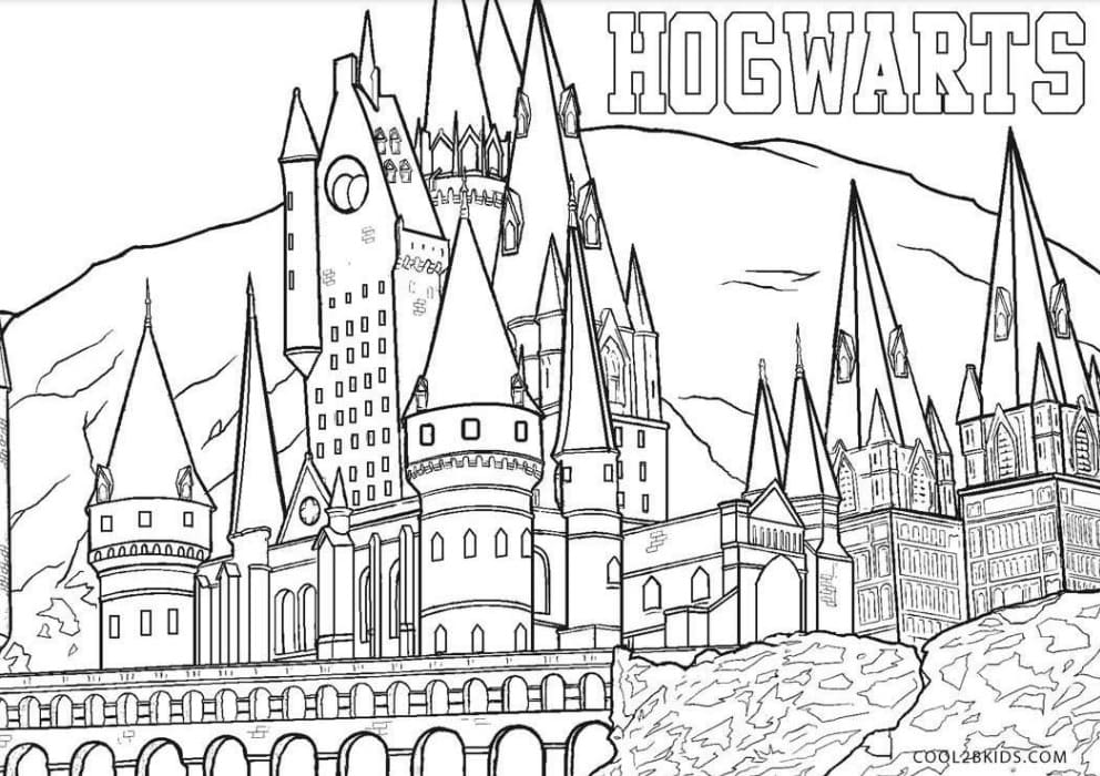 Harry potter coloring pages