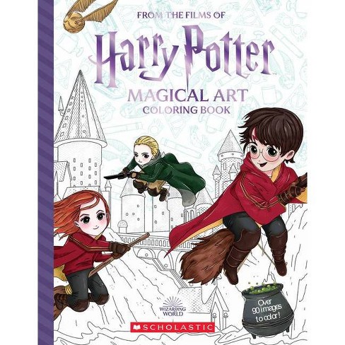 Harry potter magical art coloring book