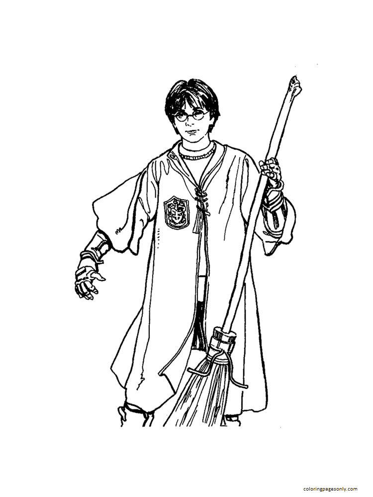 Harry potter coloring pages printable for free download