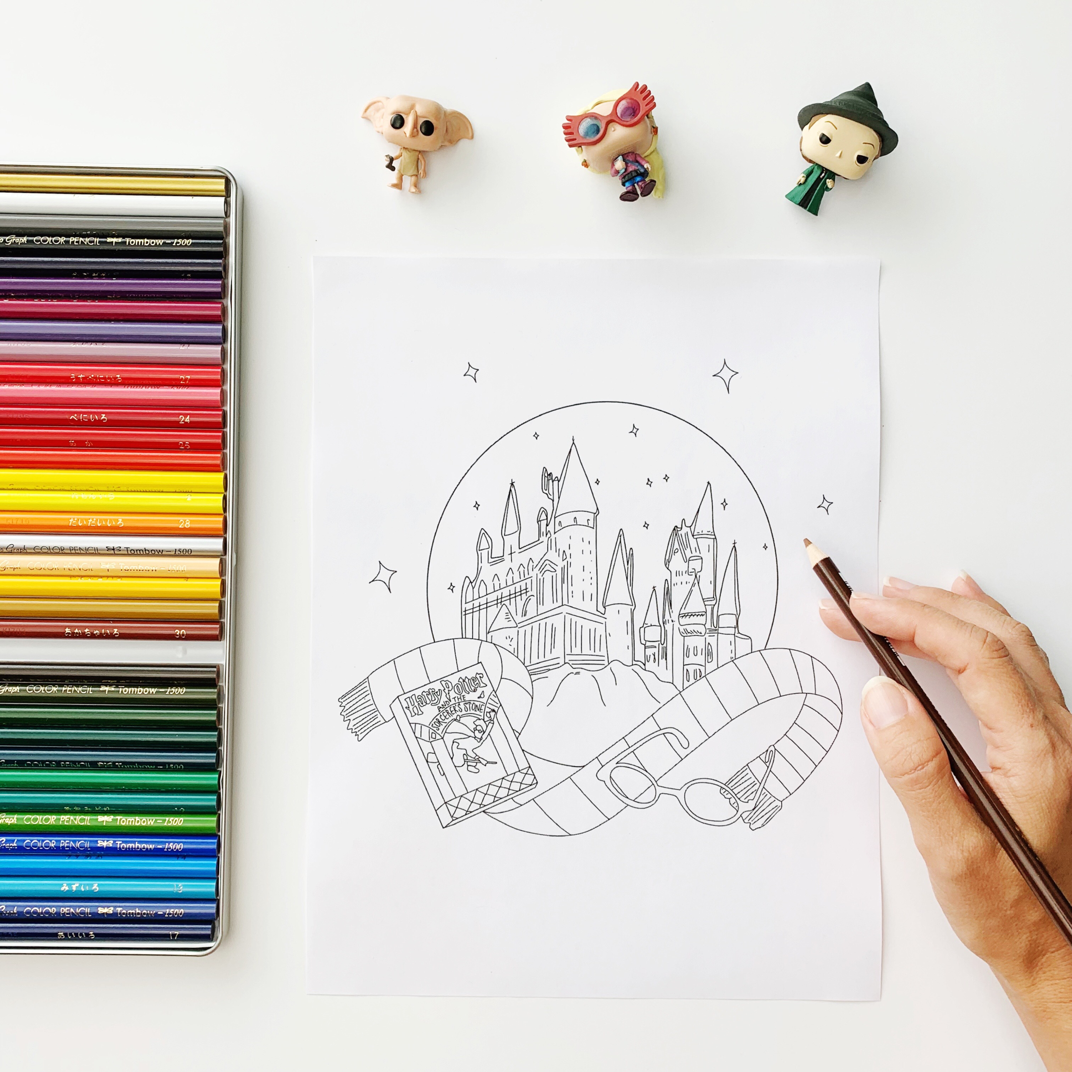 Free harry potter coloring sheets