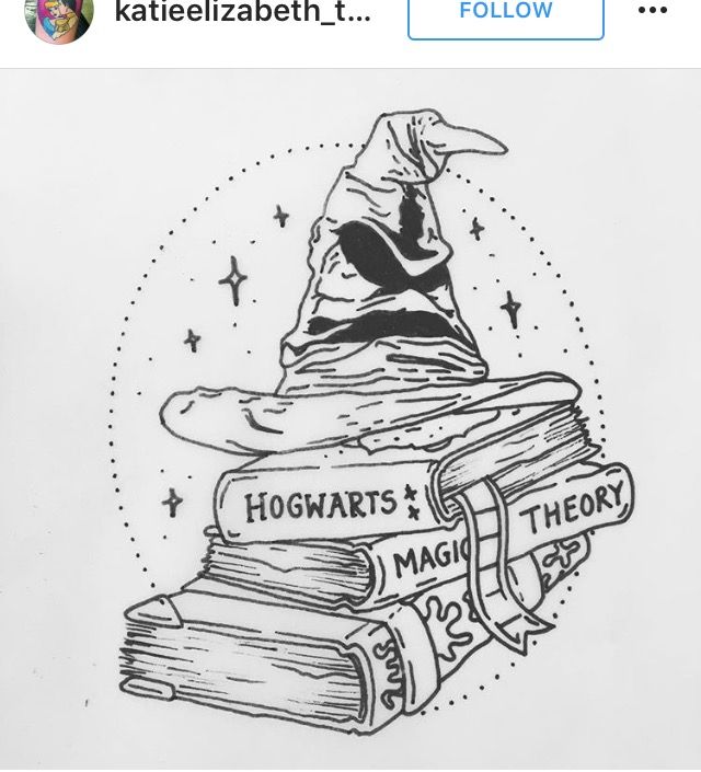 Harry potter tattoo sorting hat â harry potter sketch harry potter drawings harry potter coloring pages