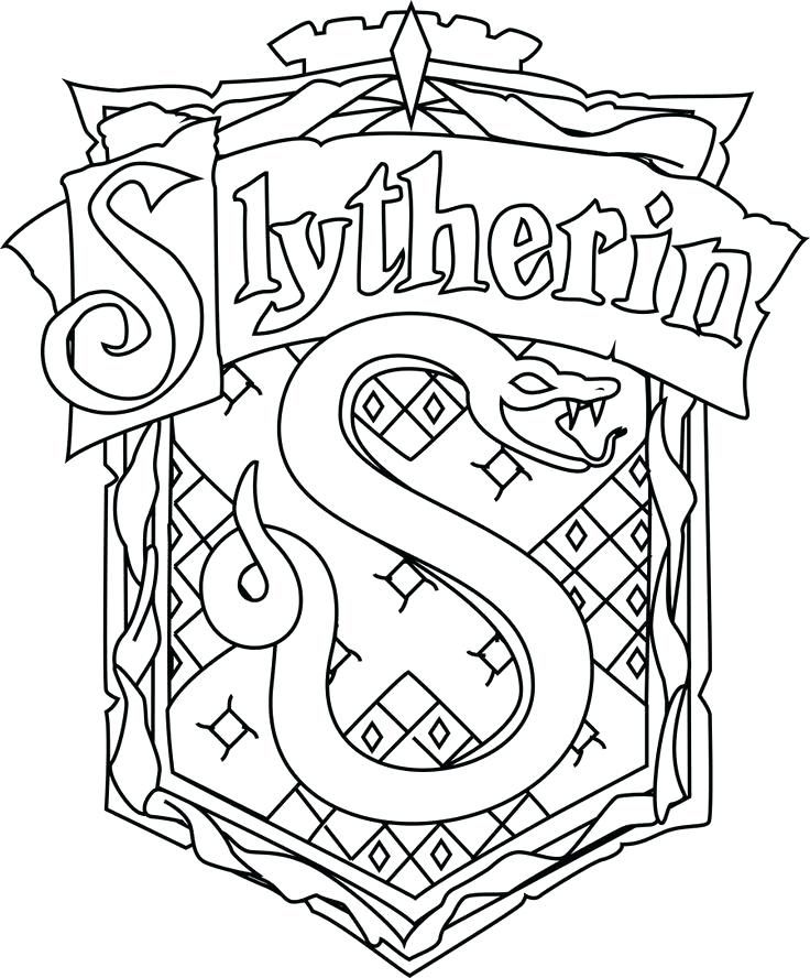 Coloring potter harry crest hogwarts printable getcolorings houses sheet sketch colorâ harry potter coloring pages harry potter colors harry potter house colors