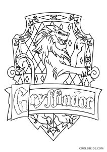 Free printable harry potter coloring pages for kids