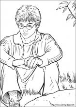 Harry potter coloring pages on coloring