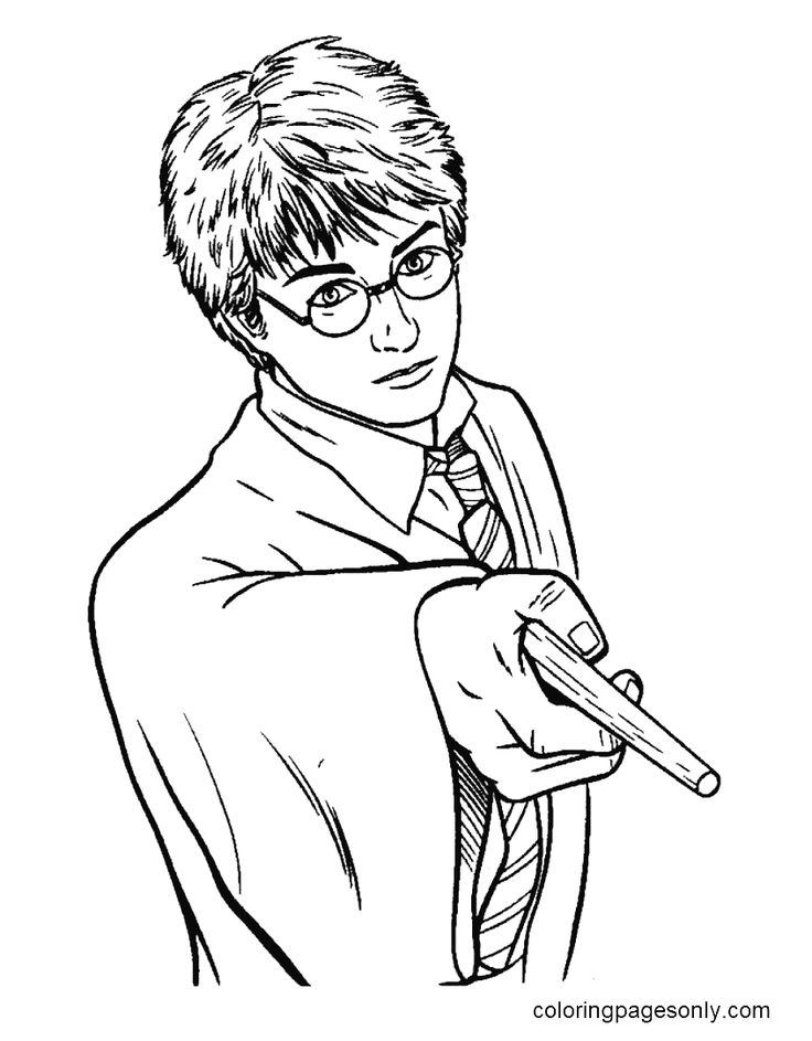 Harry potter coloring pages