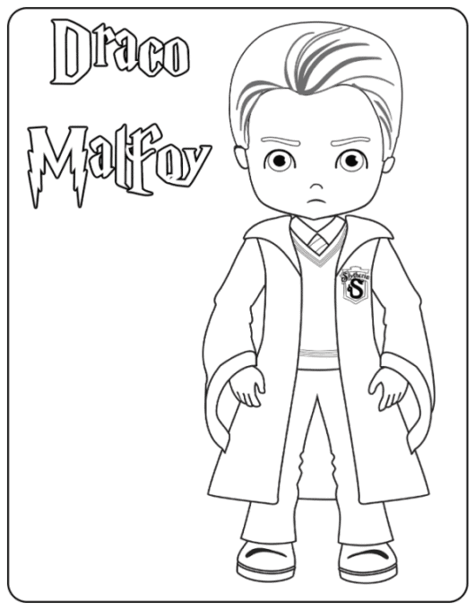 Harry potter printable coloring pages for kids