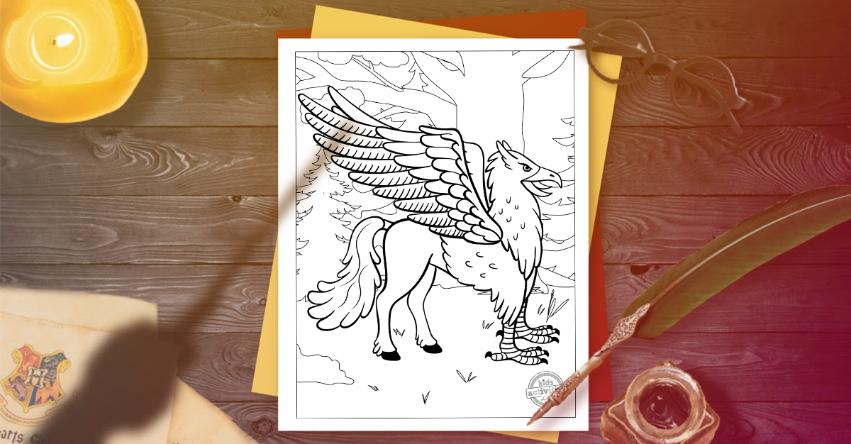 Free harry potter magical beasts coloring pages kids activities blog