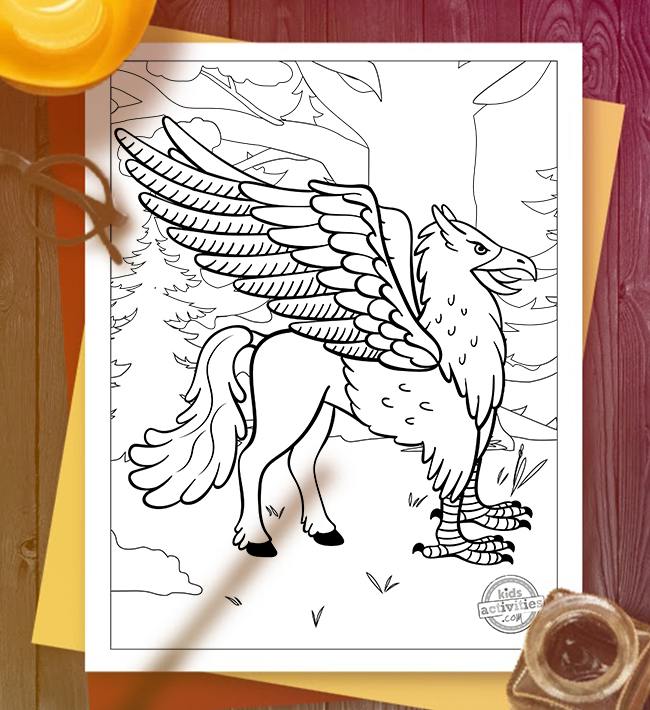 Free harry potter magical beasts coloring pages kids activities blog