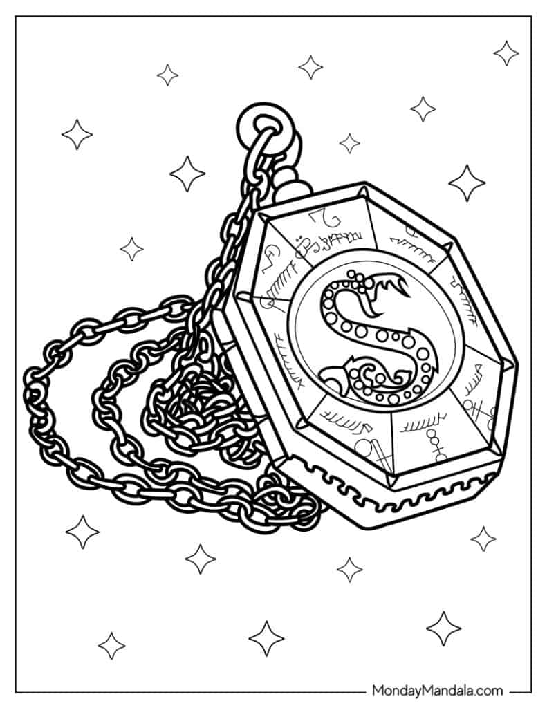 Harry potter coloring pages free pdf printables