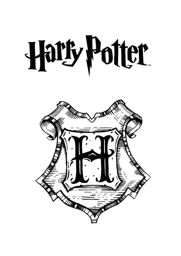 Free printable harry potter coloring pages for kids