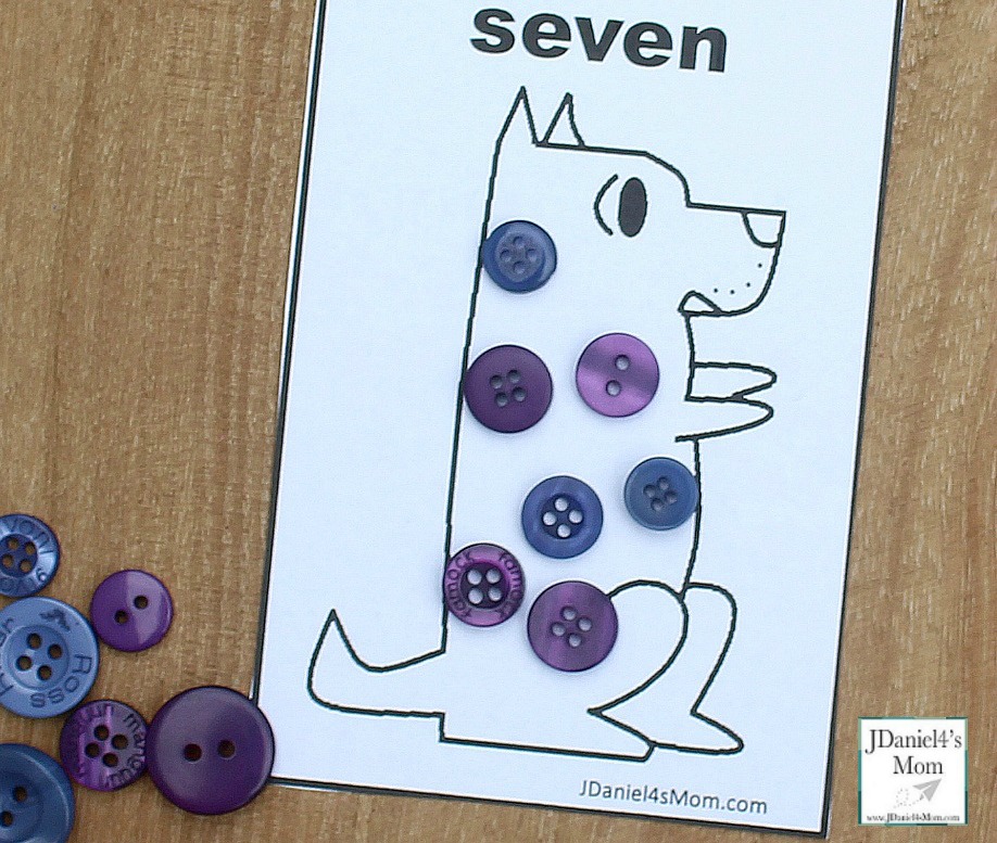 Harry the dirty dog printable counting activity