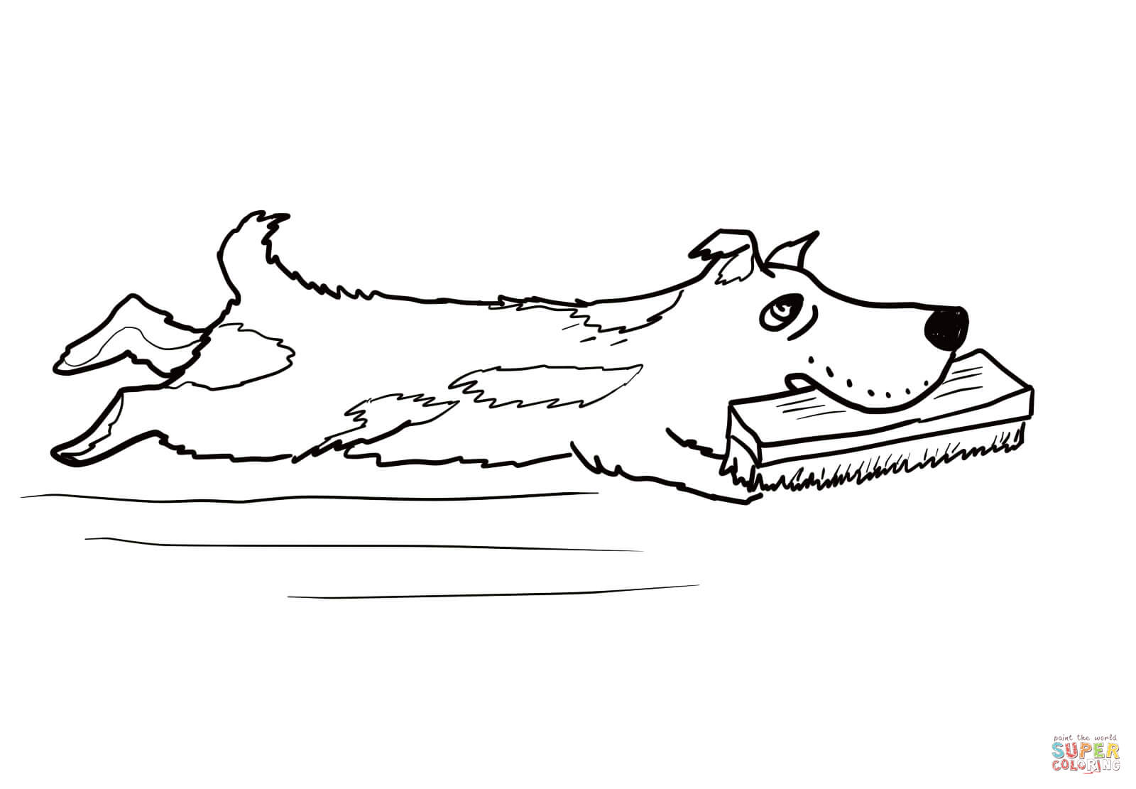 Harry the dog coloring page free printable coloring pages