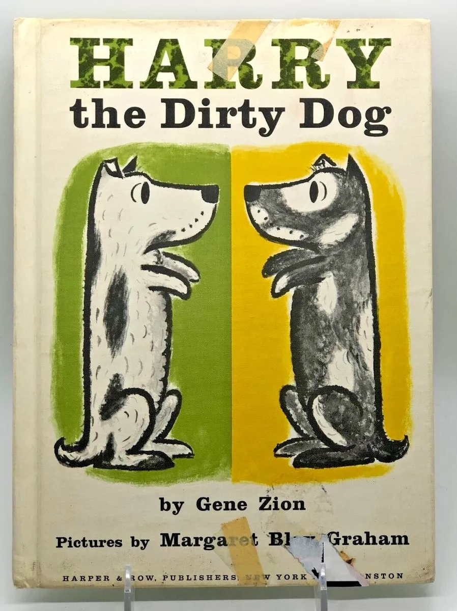 Vintage harry the dirty dog childrens book harper row publishers