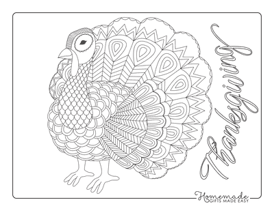 Free printable turkey coloring pages for kids