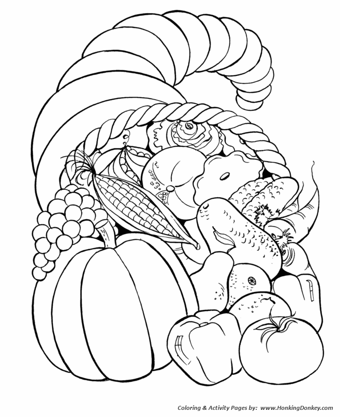 Fall coloring pages