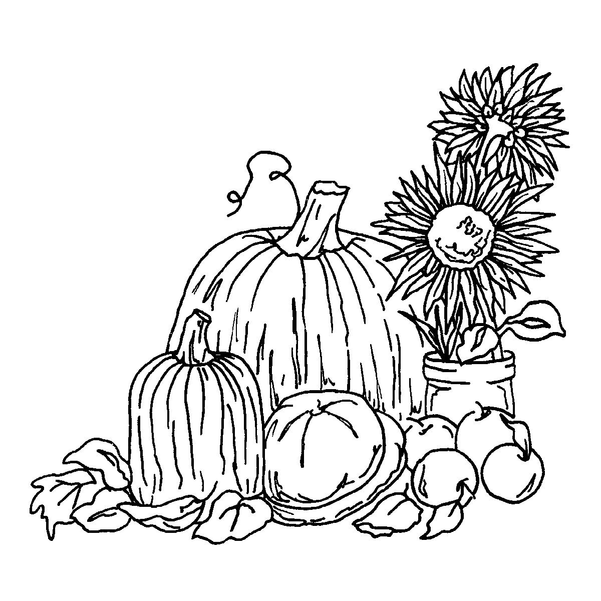 Harvest coloring pages